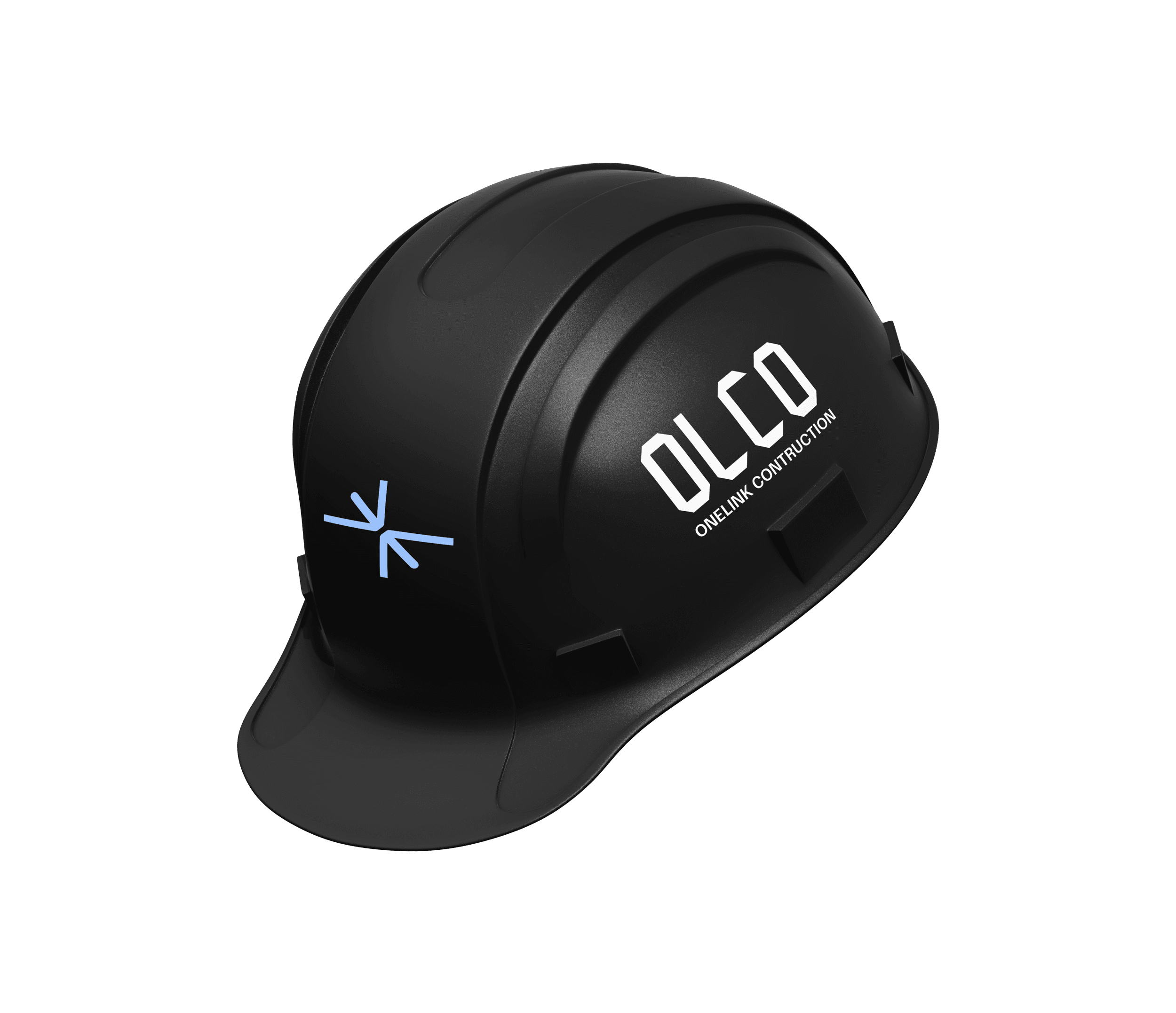 OLCO safety helmet, representing in-house manufacturing capability