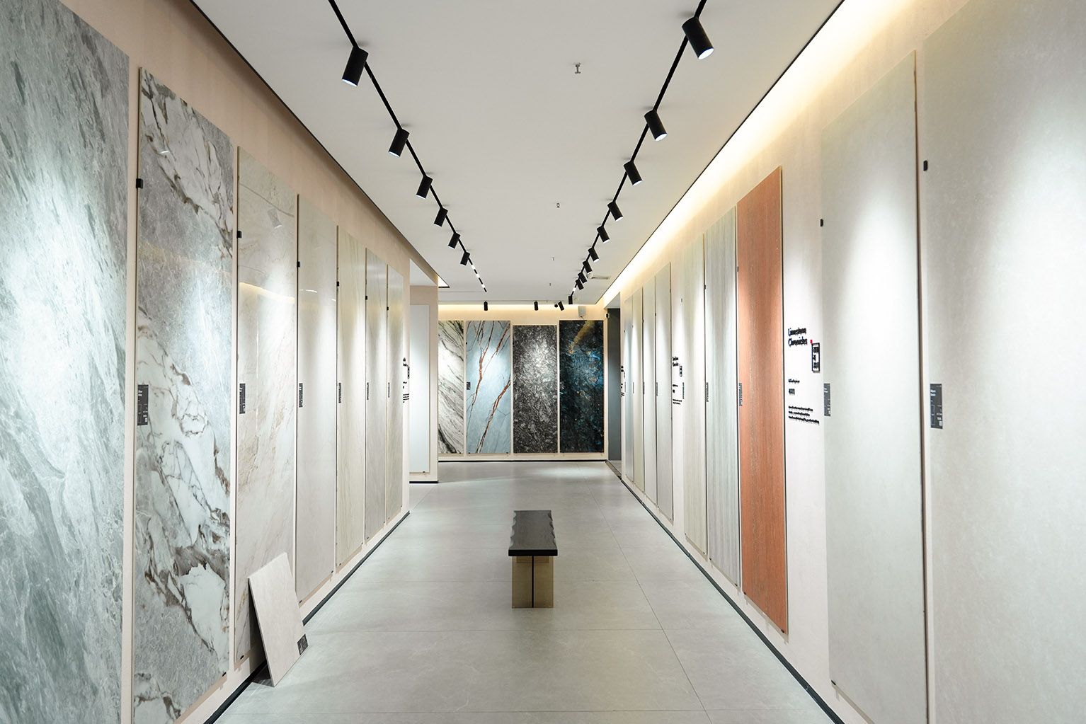 Luxury modern architecture large format porcelain panel interior