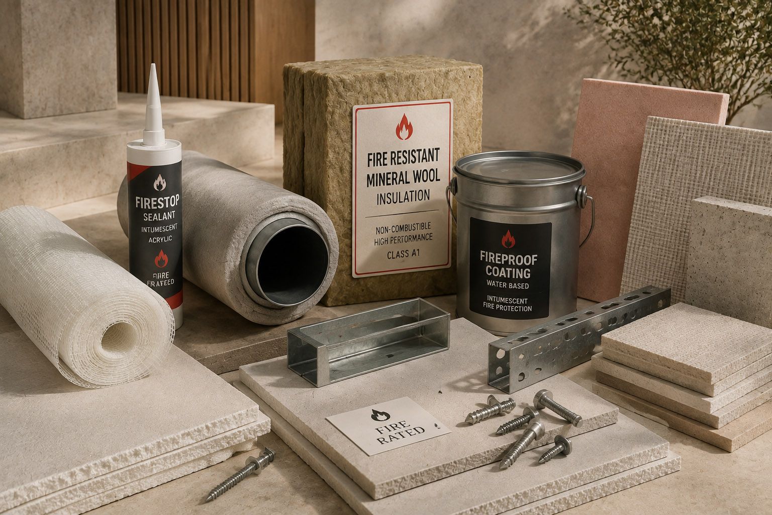 International standard fireproof building materials supply chain
