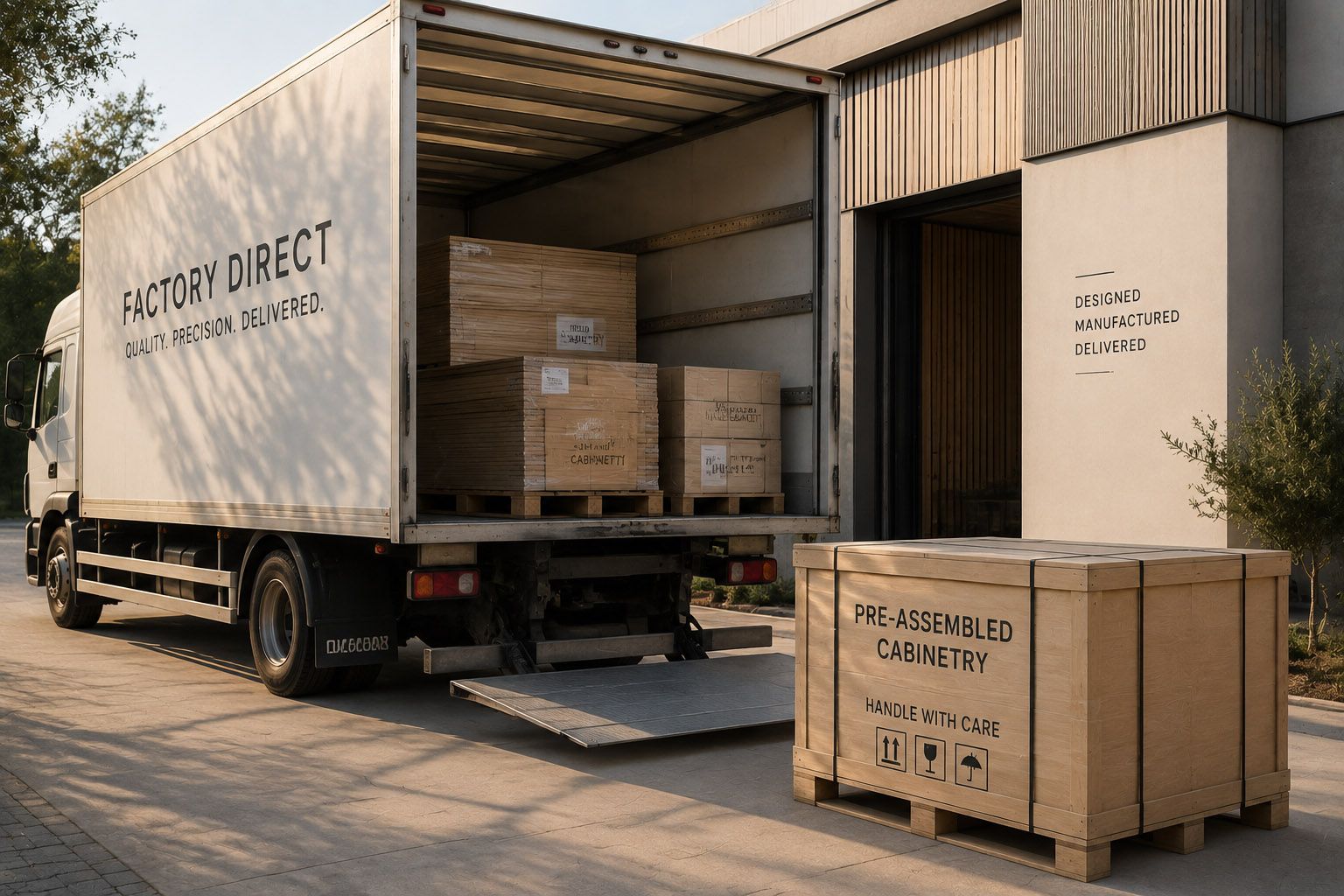 Factory direct construction logistics supply chain truck delivery