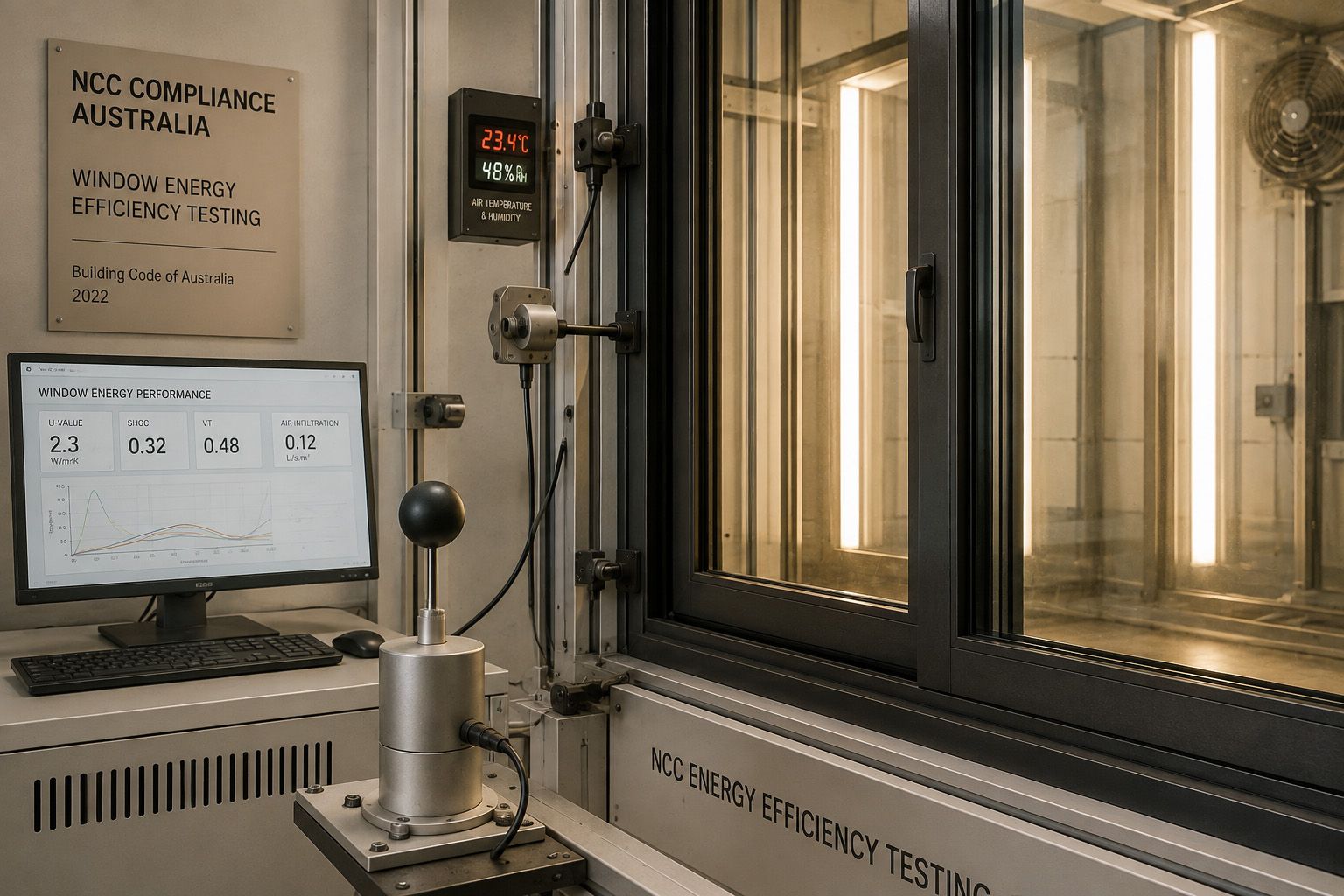 Australian NCC window energy efficiency testing laboratory