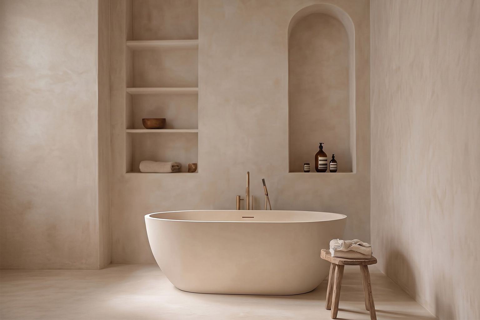 Modern bathroom construction