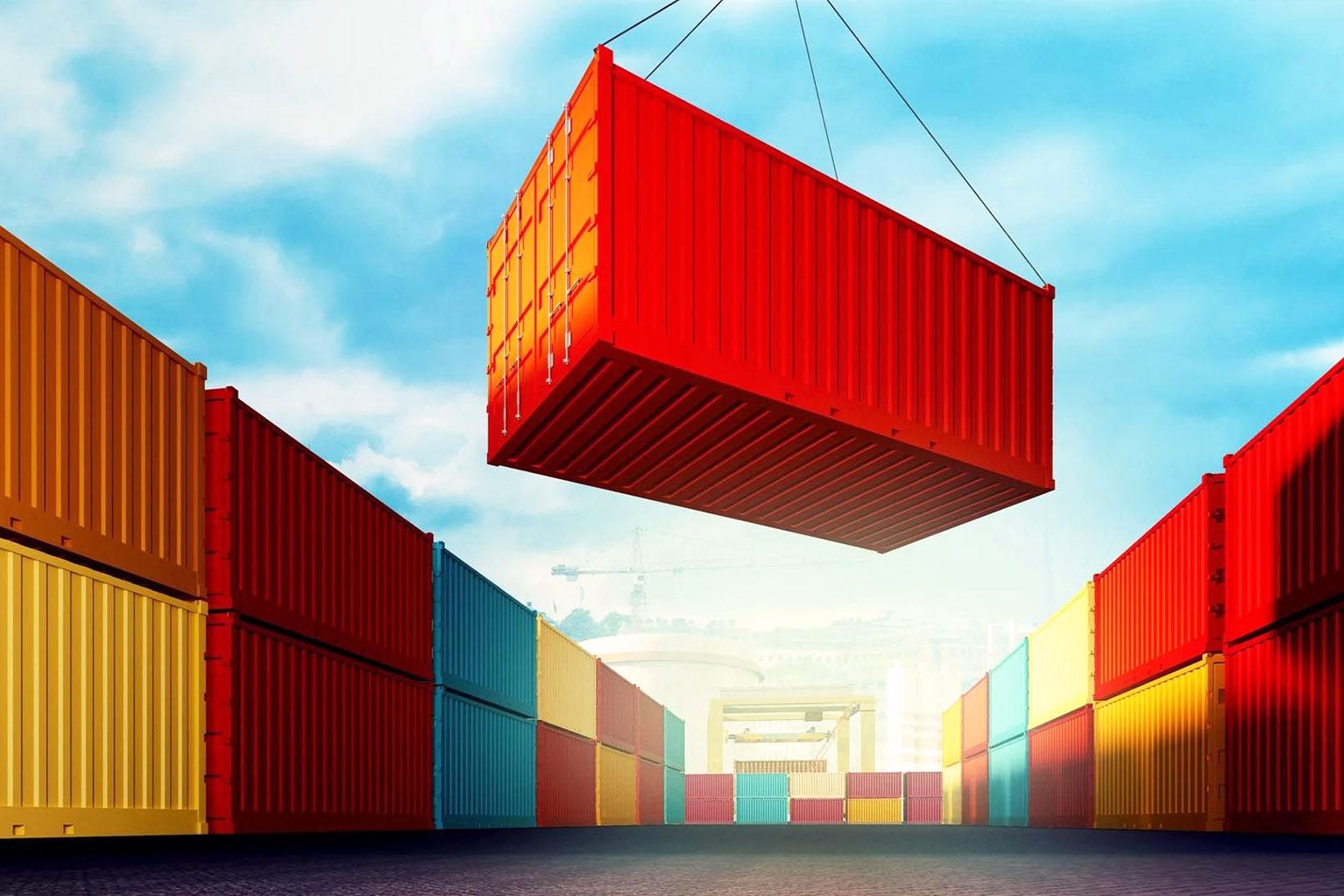 Efficient construction logistics direct factory supply chain